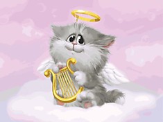 Кот ангелочек
